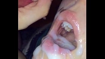 Cum in mouth amateur