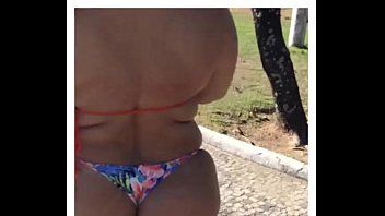 Hot beach thong