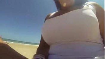 Nude beach selfies