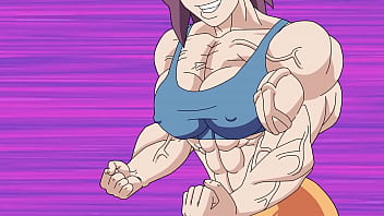 Girl muscle growth