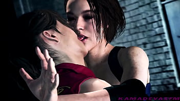 Lesbian kisses