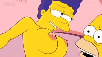 Marge simpson haciendo porno