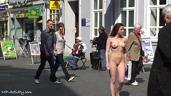 Naked street walk