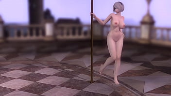 Pole dance desnudo