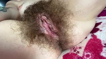 Hairy masturbations