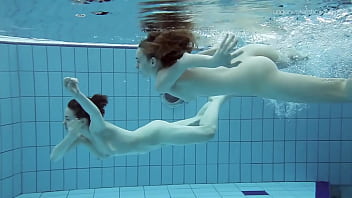 Underwater female nude