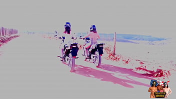Mujeres desnudas en motos