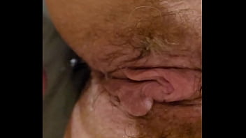 Fat hairy creampie